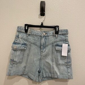NWT Womens Blank NYC Mom Shorts 100 percent Organic cotton Size 26​​​​​​​